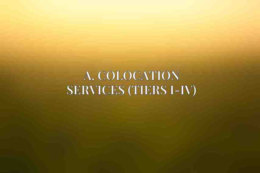 A. Colocation Services (Tiers I-IV)