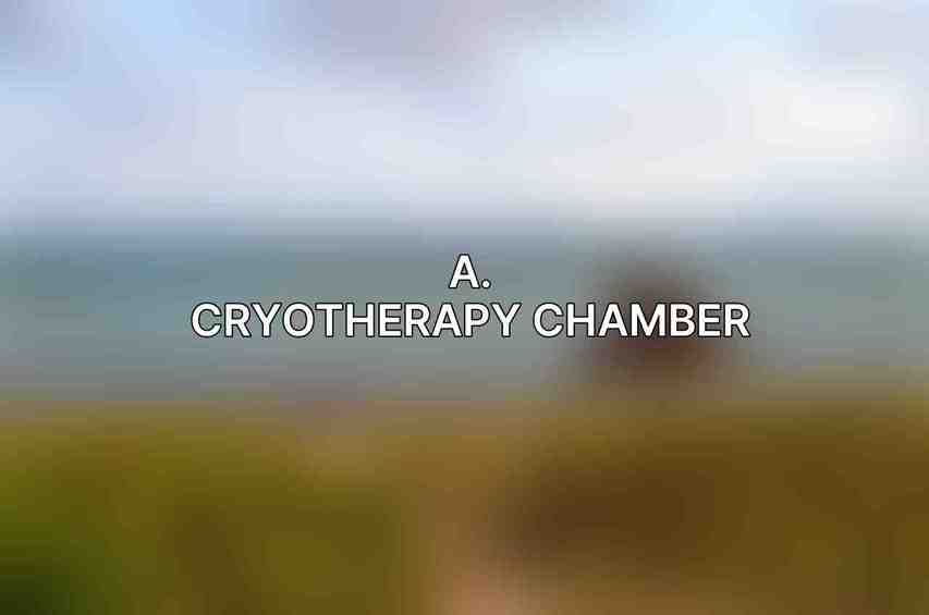 A. Cryotherapy Chamber