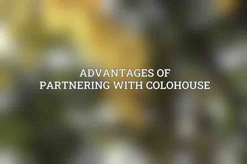 Advantages of Partnering with Colohouse