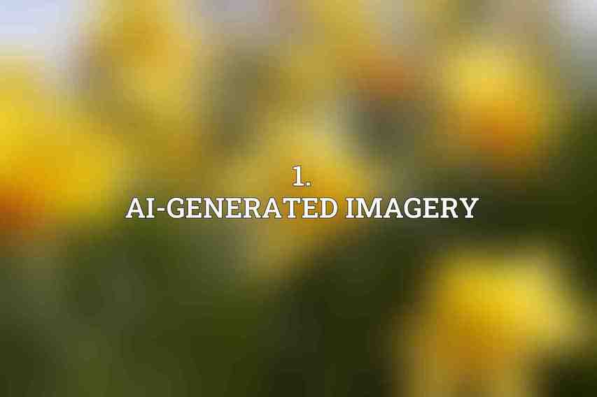1. AI-Generated Imagery