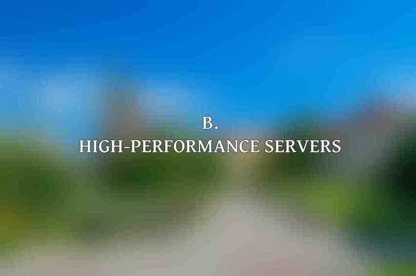 B. High-Performance Servers