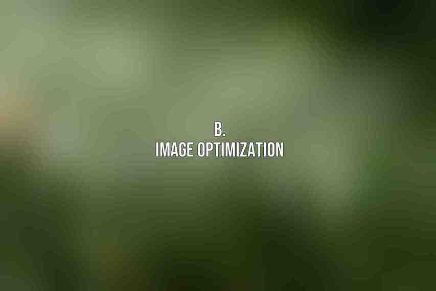 B. Image Optimization