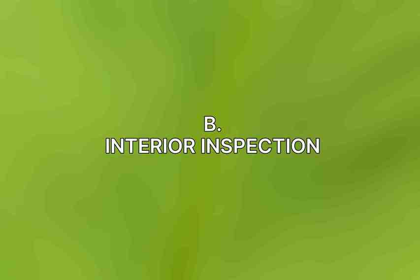 B. Interior Inspection