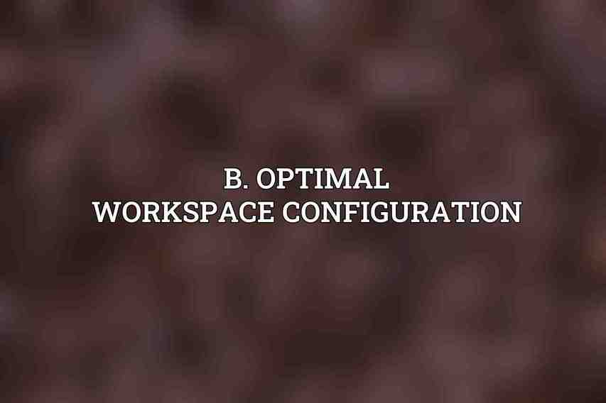 B. Optimal Workspace Configuration