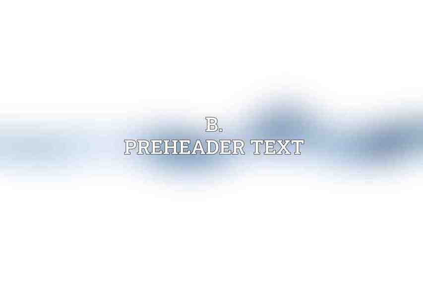 B. Preheader Text