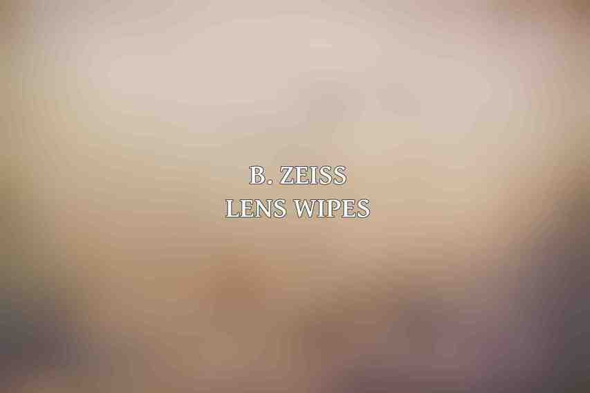 B. ZEISS Lens Wipes