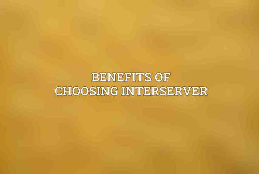 Benefits of Choosing Interserver