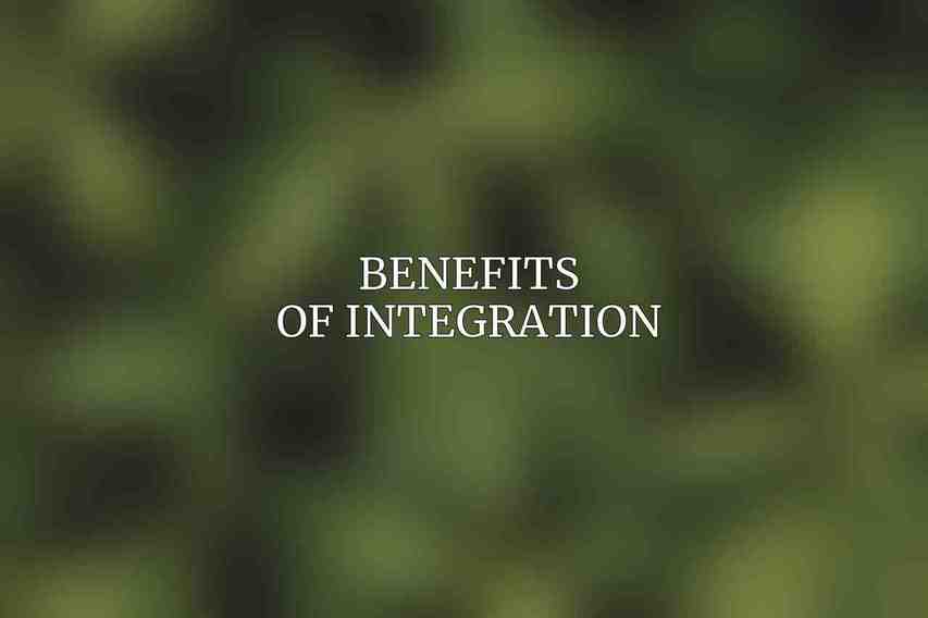 Benefits of Integration