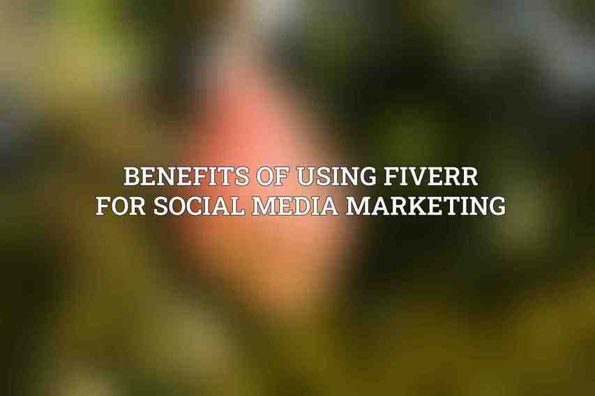 Benefits of Using Fiverr for Social Media Marketing