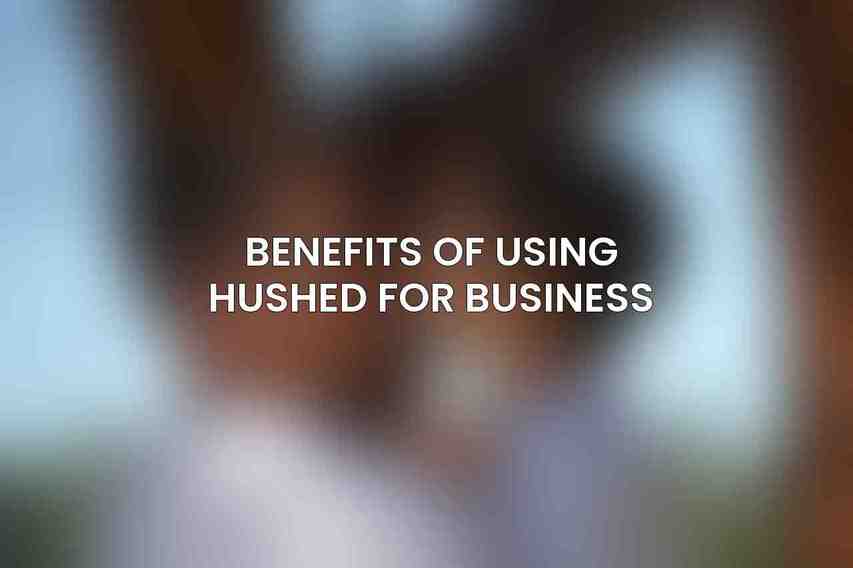 Benefits of Using Hushed for Business