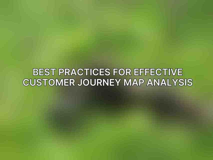 Best Practices for Effective Customer Journey Map Analysis