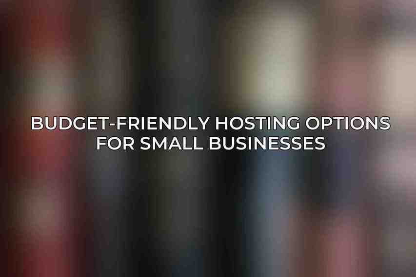 Budget-Friendly Hosting Options for Small Businesses