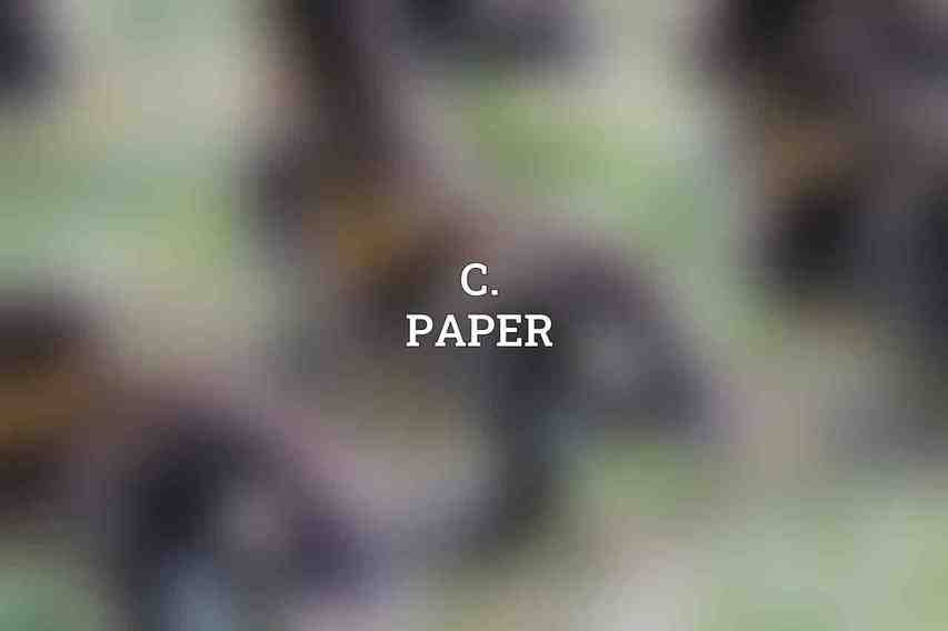 C. Paper