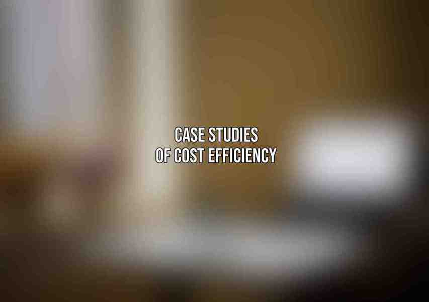 Case Studies of Cost Efficiency