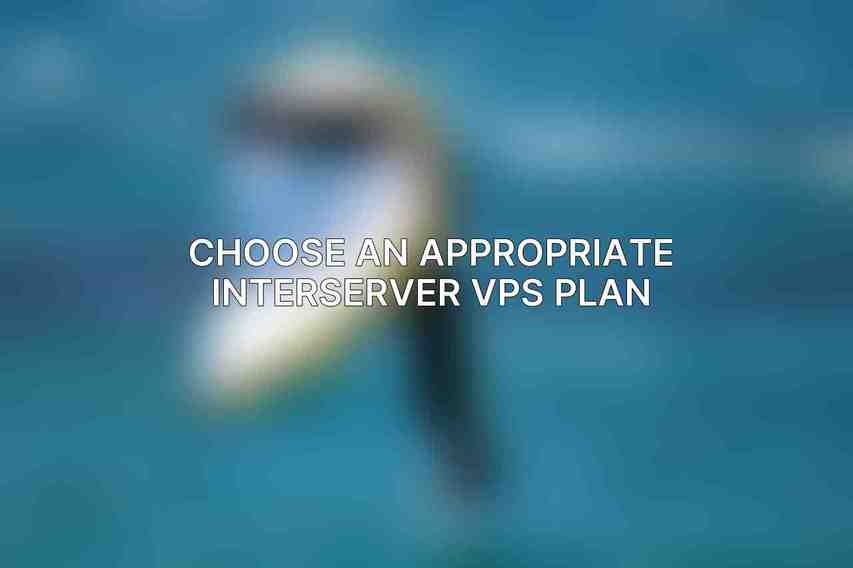 Choose an Appropriate Interserver VPS Plan