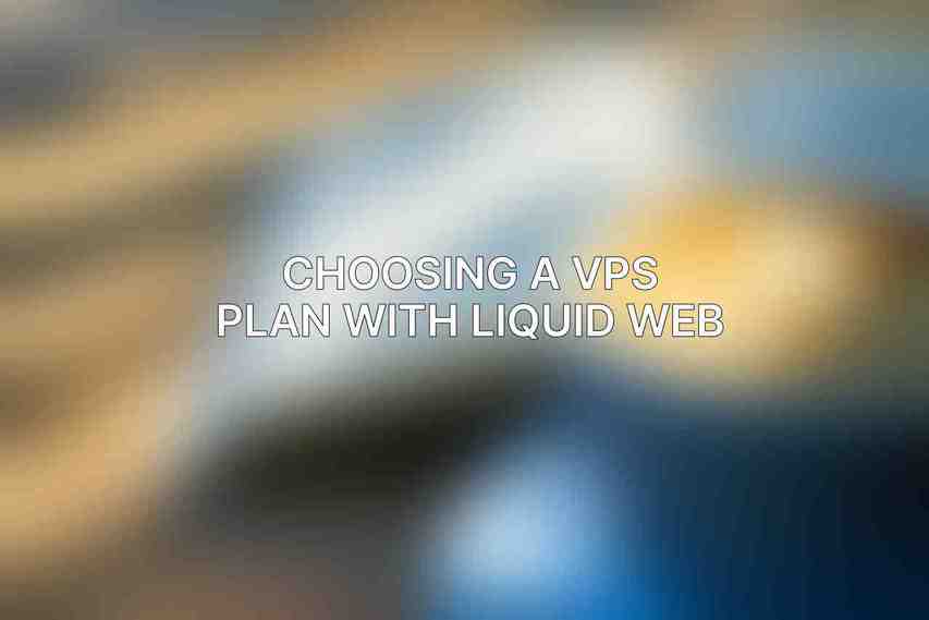 Choosing a VPS Plan with Liquid Web