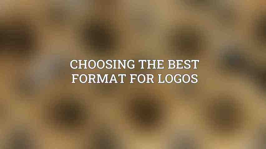 Choosing the Best Format for Logos