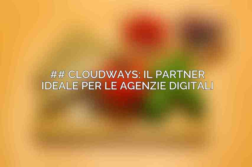 ## Cloudways: Il Partner Ideale per le Agenzie Digitali