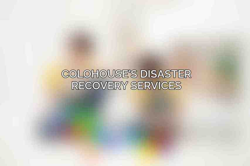 Colohouse's Disaster Recovery Services