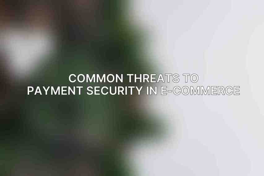 Common Threats to Payment Security in E-commerce