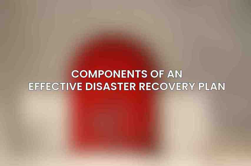 Components of an Effective Disaster Recovery Plan