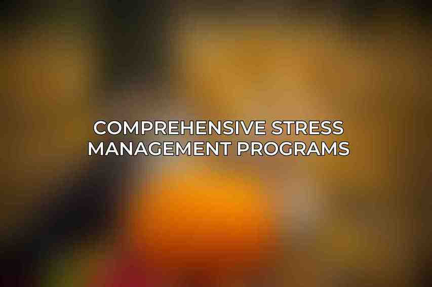 Comprehensive Stress Management Programs