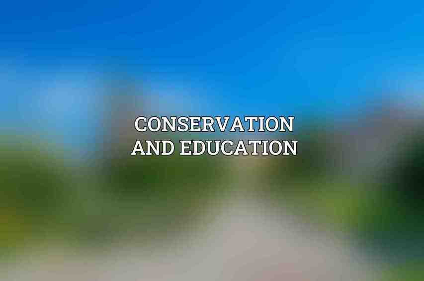Conservation and Education
