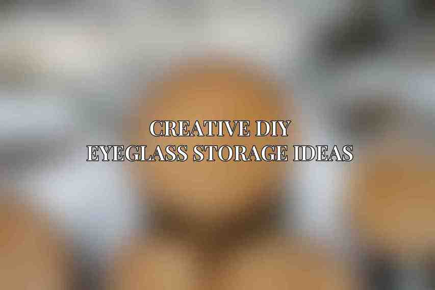 Creative DIY Eyeglass Storage Ideas