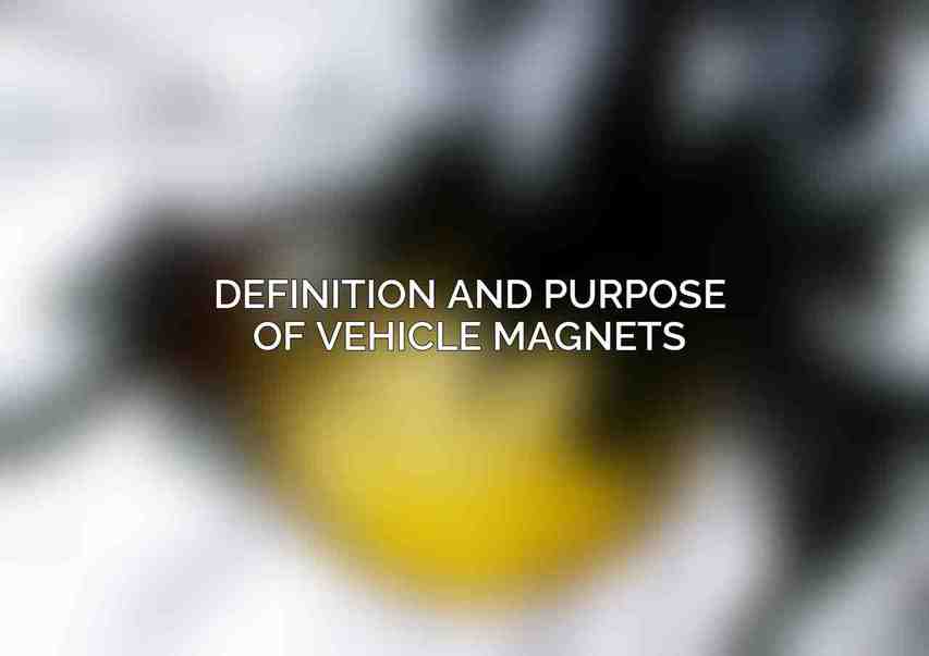 Definition and Purpose of Vehicle Magnets