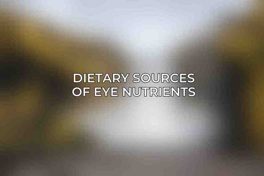 Dietary Sources of Eye Nutrients