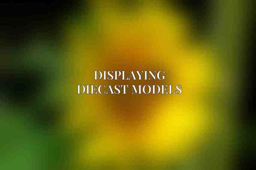 Displaying Diecast Models