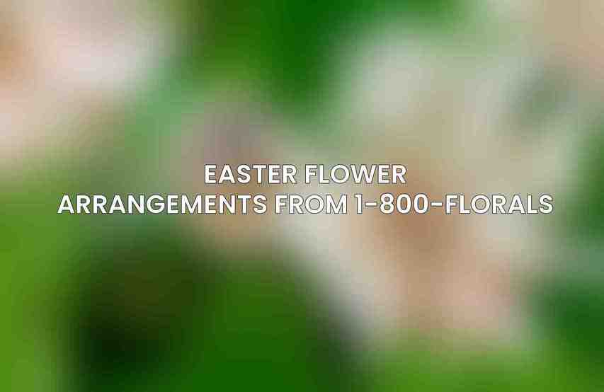 Easter Flower Arrangements from 1-800-FLORALS