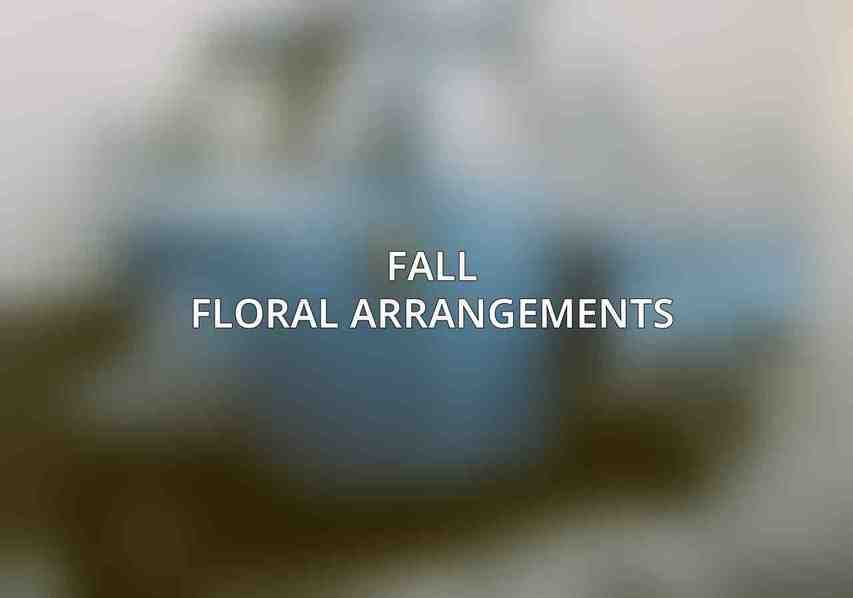 Fall Floral Arrangements