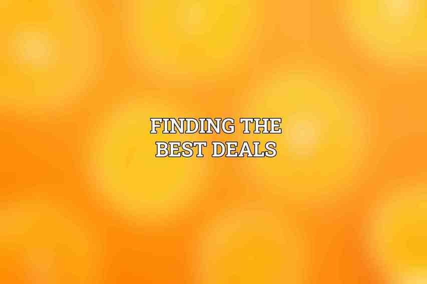 Finding the Best Deals: