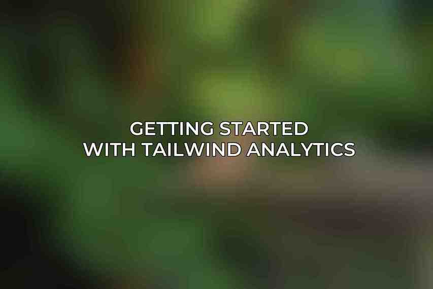 Getting Started with Tailwind Analytics