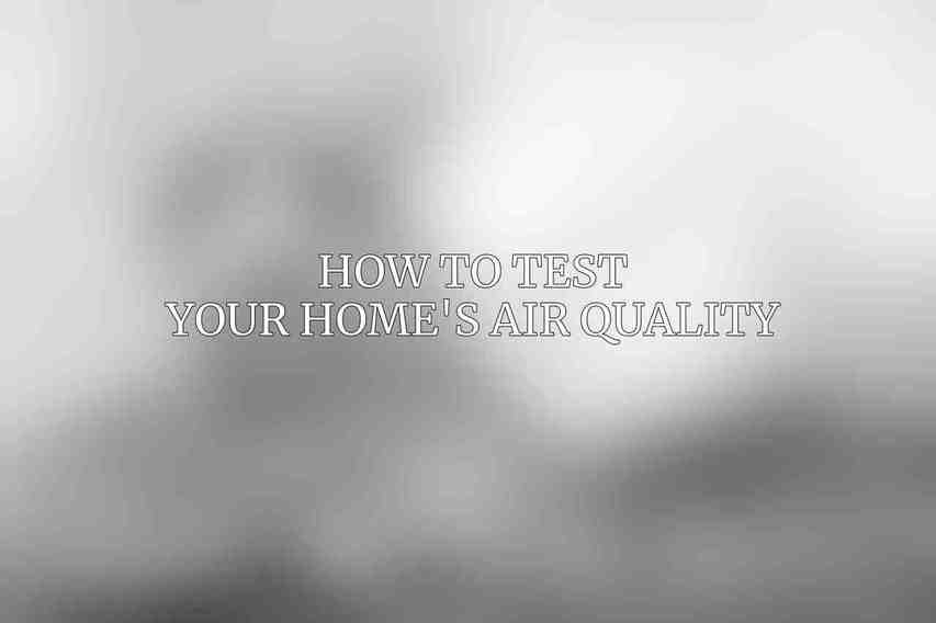 How to Test Your Home's Air Quality