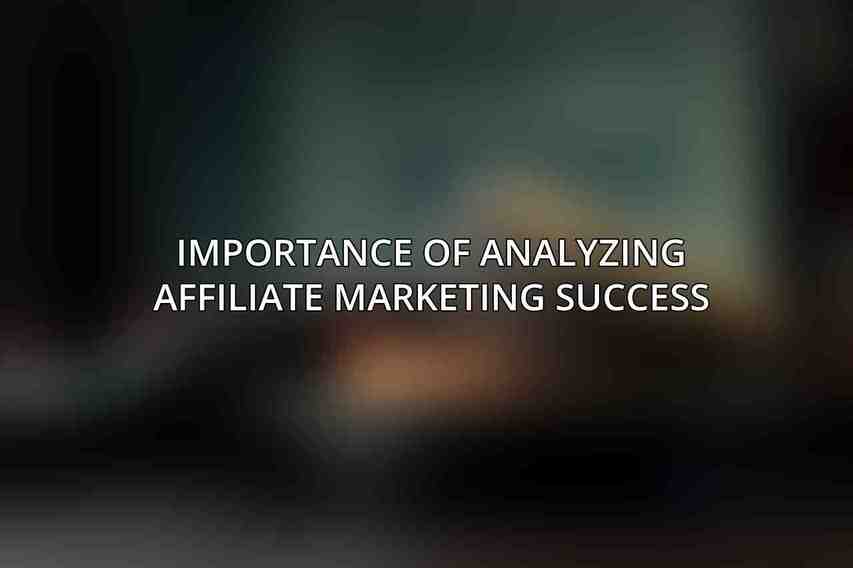 Importance of Analyzing Affiliate Marketing Success