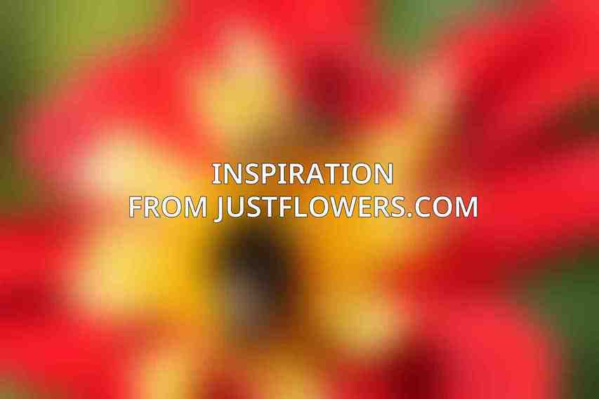 Inspiration from JustFlowers.com