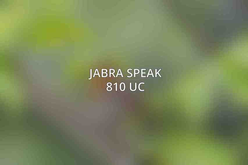 Jabra Speak 810 UC