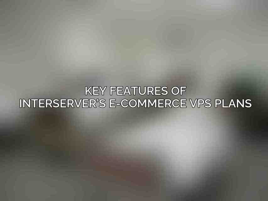 Key Features of Interserver’s E-commerce VPS Plans