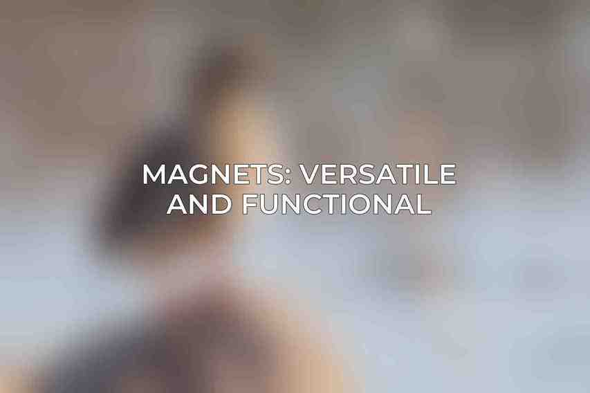 Magnets: Versatile and Functional