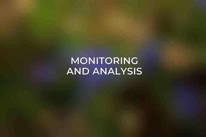 Monitoring and Analysis