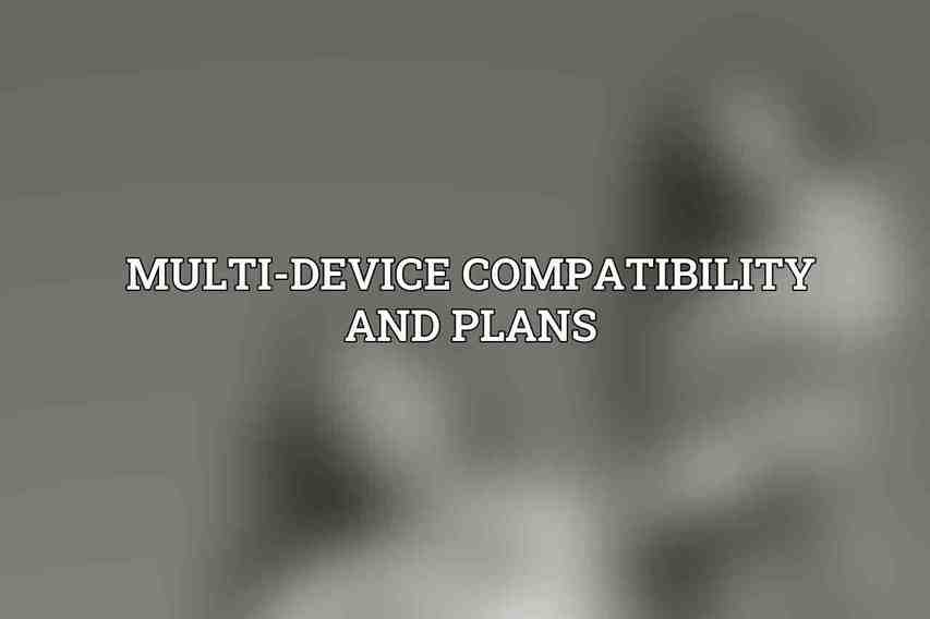 Multi-Device Compatibility and Plans