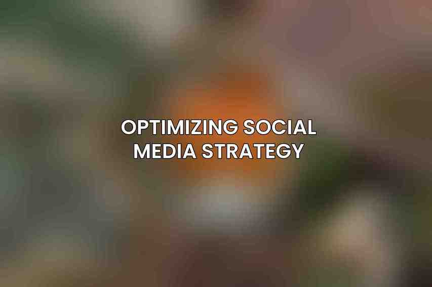 Optimizing Social Media Strategy
