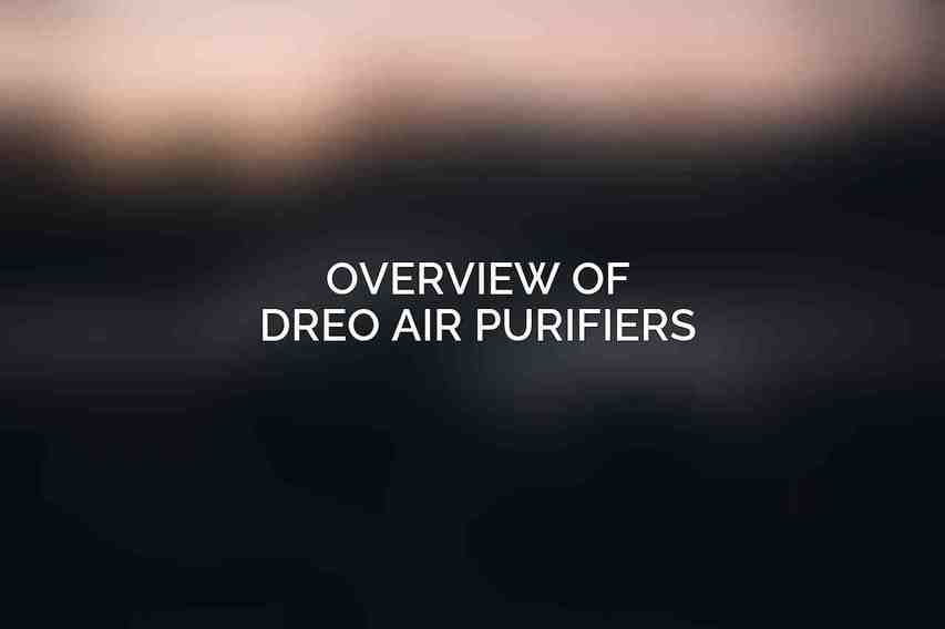 Overview of Dreo Air Purifiers