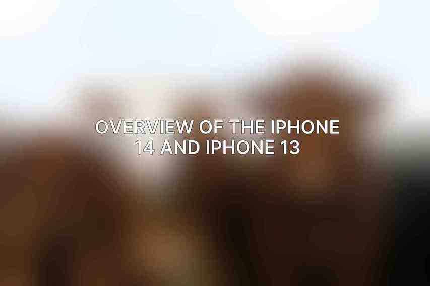 Overview of the iPhone 14 and iPhone 13