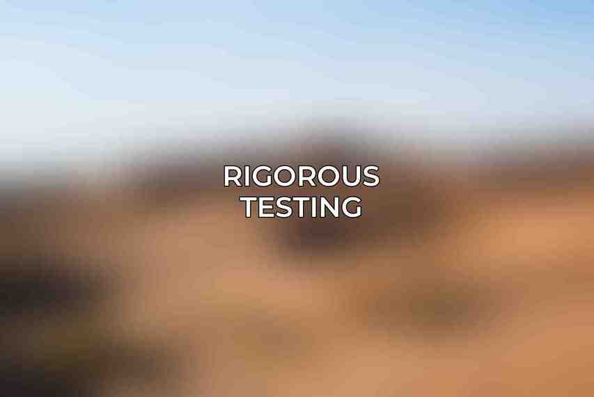 Rigorous Testing