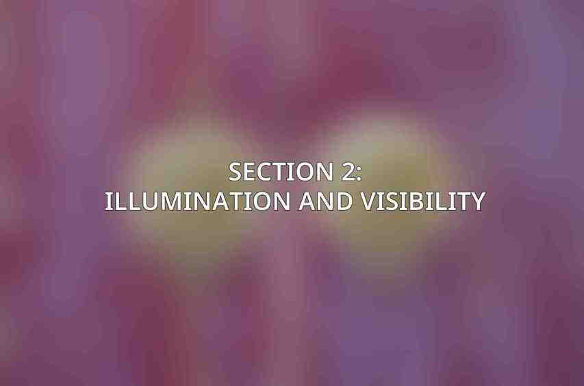 Section 2: Illumination and Visibility