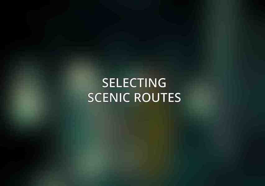 Selecting Scenic Routes