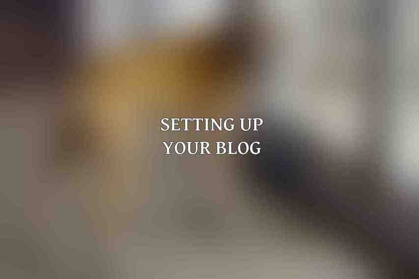 Setting up Your Blog